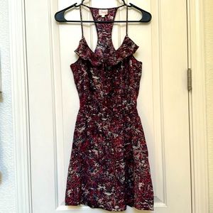 PARKER 100% SILK Floral Dress Size S